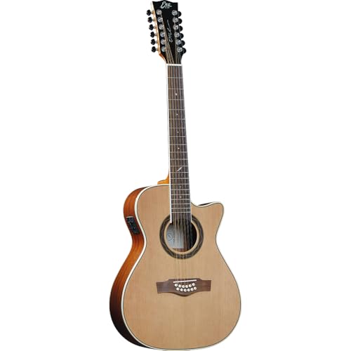 Eko Guitars - One A150Ce Xii, Chitarra Acustica Elettrficata, Top In Abete Sitka Laminato, Fasce, Fondo E Manico In Mogano,Tastiera In South American