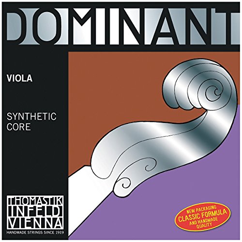 Thomastik Corda Per Viola 4/4 Dominant - Corda Do Nucleo Sintetico Rivest. Argento, Forte