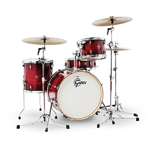 Gretsch Drums Ct1-J404-Gcb Catalina Club - Confezione Da 4 Pezzi, Colore: Cremisi