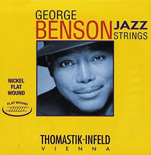 Thomastik Corda Re4 .031Fw Nichel, Flatwound Gb31 Per Chitarra Elettrica Benson Jazz Set Gr114