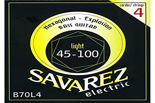 Corde Per Basso Elettrico Hexagonal Explosion Set 4-String Light .045-.100