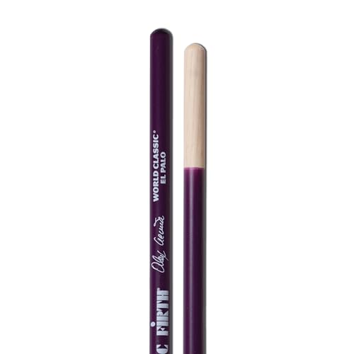 Vic Firth - Bacchette Per Batteria Per Timbales Serie World Classic® Signature - Alex Acuña 'El Palo' - Viola