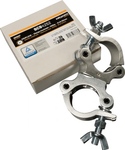 Algam Lighting Ganci - Diametro Dell'Accoppiatore 42-52Mm - 250Kg Max - Alluminio