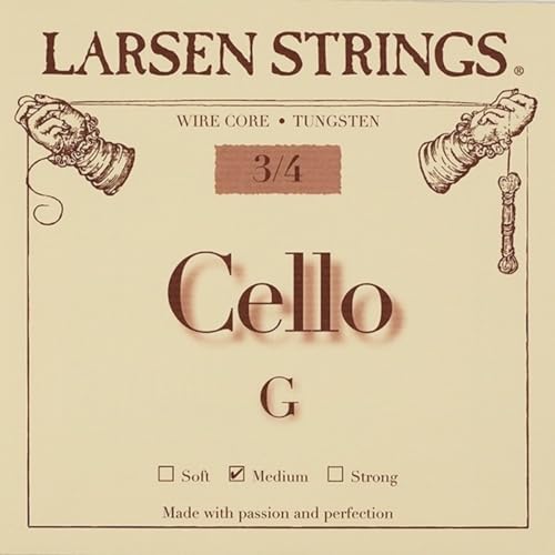 Corde Per Violoncello Larsen Strings Original Fractional - Misure Piccole G 3/4 Medio