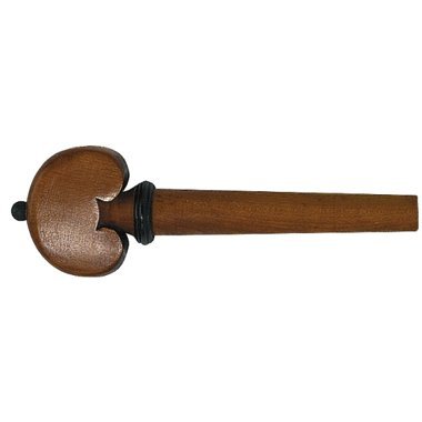 Gewa Viola Peg - Model Hill, Heart Shape, Black Button Boxwood, Medium