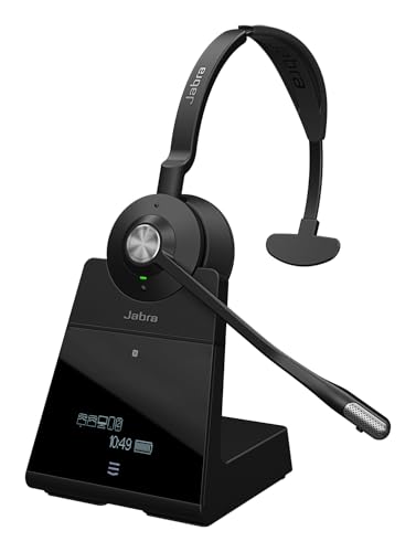 Jabra Engage 75 Se Headset Con Archetto, Base, Alimentatore, Cavo Usb-C A Usb-A Da 1,5 M, Cavo Telefonico Da Scrivania, Guida Rapida, Garanzia E Avvis