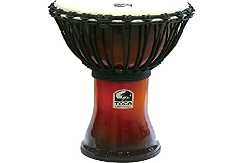 Toca Djembe Freestyle Rope Tuned African Sunset 10" Sfdj-10Afs