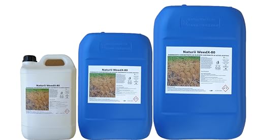Erbicida Concentrato Weedx-80, Ad Alto Contenuto Di Acido Acetico Per Viottoli E Infestanti… (25, Chilogrammi)