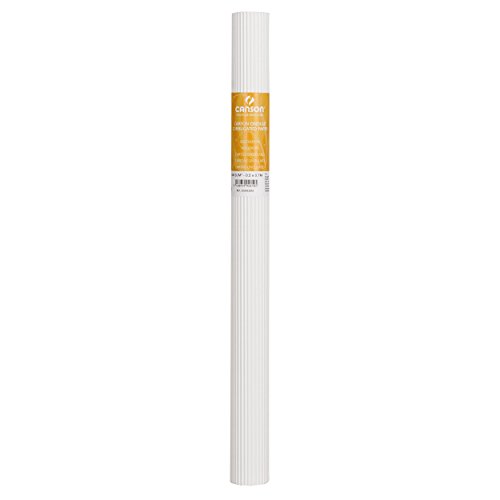Canson Rotolo Di Cartone Ondulato 50 X 70 Cm. Retractilado Individualmente.: Bianco.