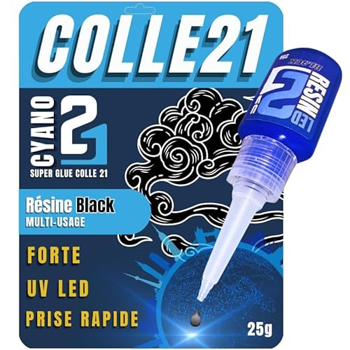 Colla Resina Nera Led Uv By Colle21-25 Gr. Resina Nera Uv, Resina Nera Per Modellismo, Resina Nera Per Il Fai Da Te.