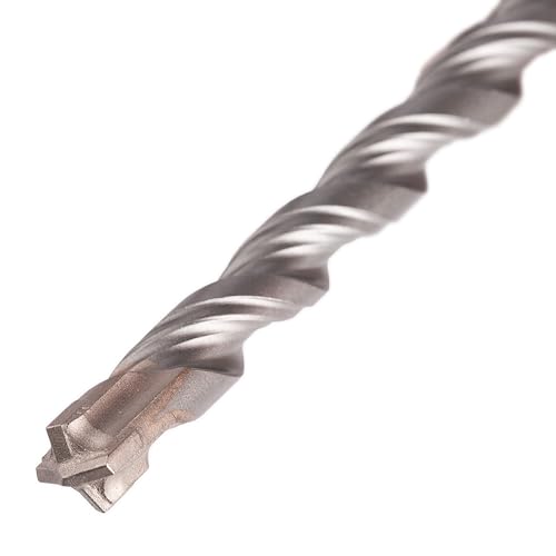 Mivos Sds Plus Drill Bit - 260X12Mm - Punta Professionale Per Calcestruzzo Con Fresa A Croce - Ideale Per La Foratura Di Pietra, Calcestruzzo E Pietra