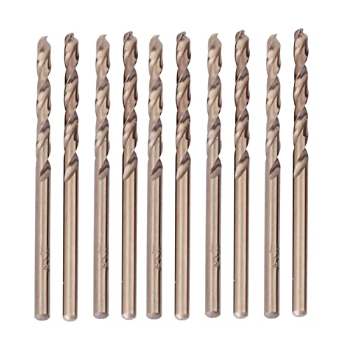 Set Punte Trapano, 10 Pezzi M35 Punte Trapano Cobalto Hss Punta Ferro 1Mm - 5Mm Punte Trapano Metallo Professionali Punta Elicoidale Per Forare Su Acc