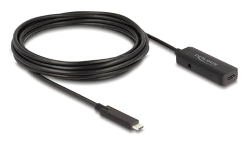 Delock 80028 Cavo Usb 5 M Usb C Nero