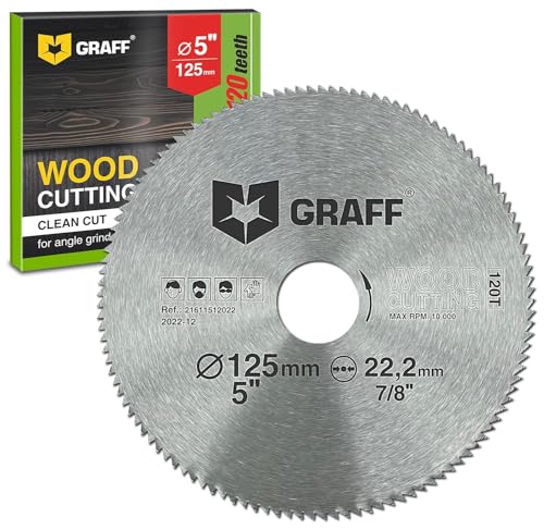 125 Mm Lama Per Sega Circolare Per Smerigliatrice Angolare Per Legno, Compensato, Laminato, Cartongesso, Plastica — Disco Da Taglio Sottile 2Mm Per Le