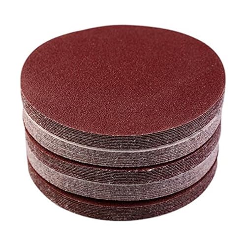 100Pcs 2 Inch 50Mm Rotonda Disco Di Carta Vetrata Sabbia Fogli Grana 400 Hook & Loop Disco Abrasivo Per Levigatrice Grana-Single Grit Set