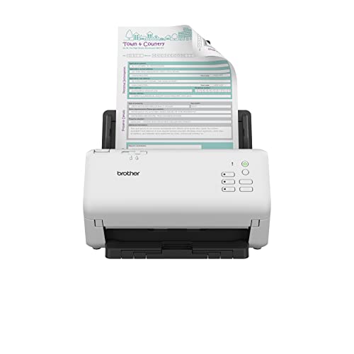 Brother Scanner Di Documenti Desktop Ads-4300N | Superspeed Usb 3.0 | Doppio Lato | Acquisizione Di Immagini Avanzata | Presa Britannica