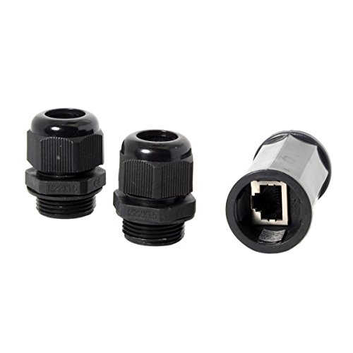 Chenyyang Rj45 Accoppiatore Impermeabile Rj45 Femmina A Femmina Lan Ethernet Estensione Esterna Impermeabile Antipolvere Schermato Adattatore Connetto