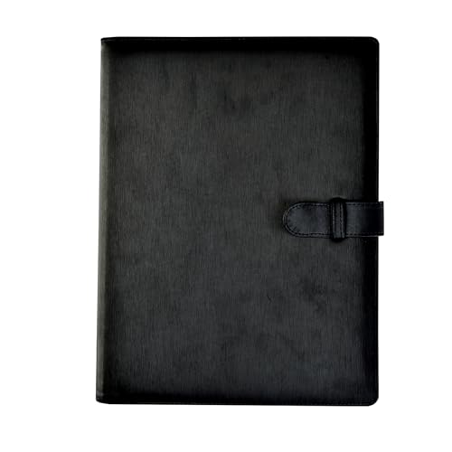 Arpan, Cartellina Portadocumenti Professionale Con 36 Bustine, Formato A4, Colore: Nero