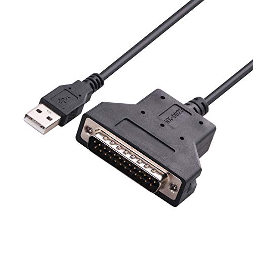 Cavo Adattatore Seriale Da Usb A Rs232 Db25 Da 1,5 M Per Scanner Per Codici A Barre, Chip Cp2102 All'Interno