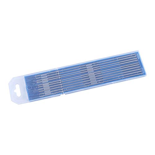 10Pz Elettrodi Per Saldatura,Wl20 Welding Electrodes Blu Basici Acciaio Inox Lantato Elettrodo Tungsteno Di Lantanio 1.0/1.6/2.4Mm (1.6 * 150Mm)