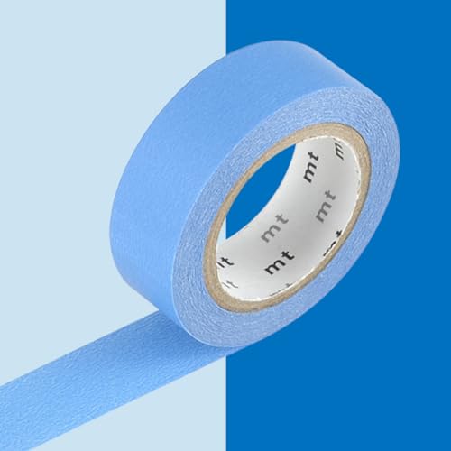 Masking Tape Nastro Adesivo Decorativo Monocolore - Blu - 1,5 Cm X 7 M