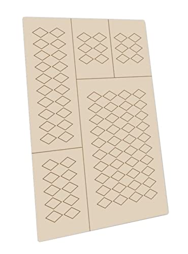 Green Stuff World Stencil Autoadesivi Per Modelli E Miniature - Harlequin L 9449