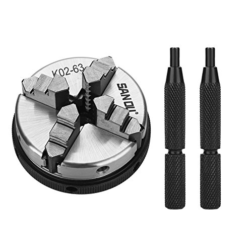 Tornio Chuck, K02-63 Tornio Autocentrante Chuck Mandrino Autocentrante A 4 Bracci Mandrino Autofilettante Tornio Autocentrante Con Aste Per Lavorazion