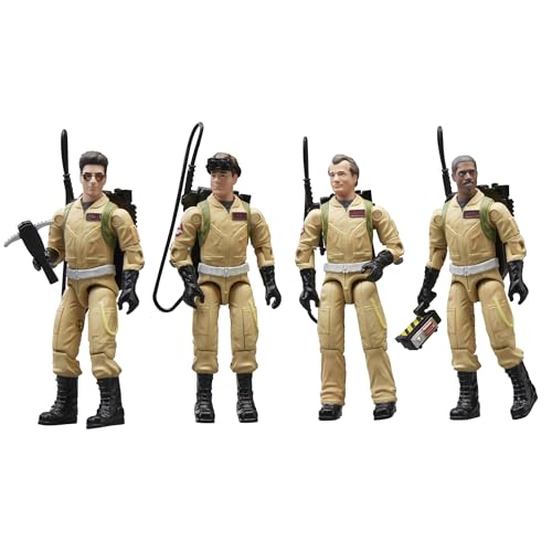 Ghostbusters Plasma Pack - Set Di Action Figure O-Ring, 40° Anniversario, Scala 9 Cm, Confezione Da 4, Giocattoli Per Bambini Dai 4 Anni In Su