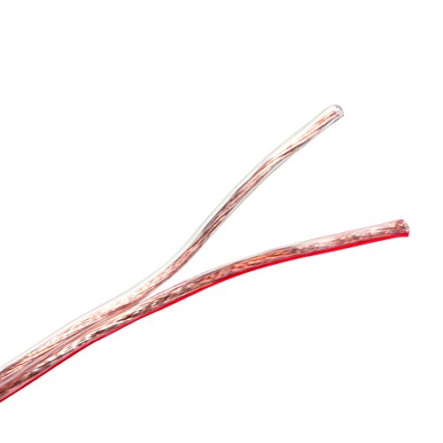 Logilink Ca1083 - Cavo Per Altoparlanti Per Impianto Hifi, Sezione Trasversale 2 X 2,50 Mm, 10 M, Trasparente