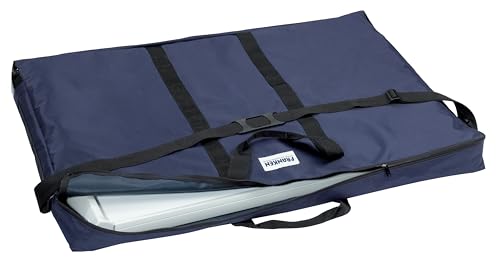 Franken - Borsa, 110 X 73 X 12 Cm, Colore: Blu Mare