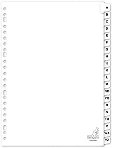 Kangaro Pk420Azm Alphabetic Tab Index Cartone Intercalare