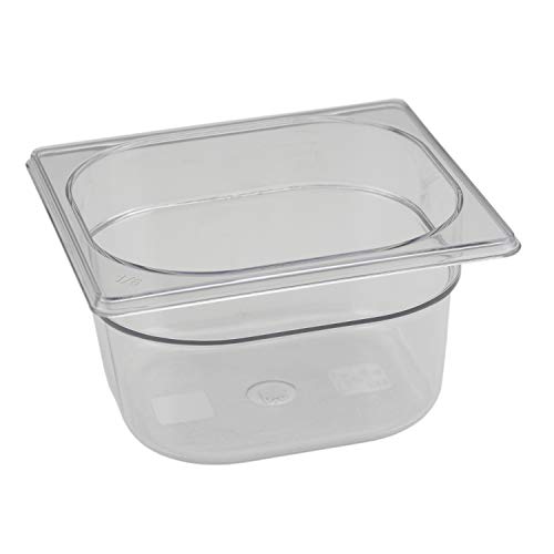 Piazza Bacinella Gastronorm 1/6 - In Policarbonato - H 6,5Cm