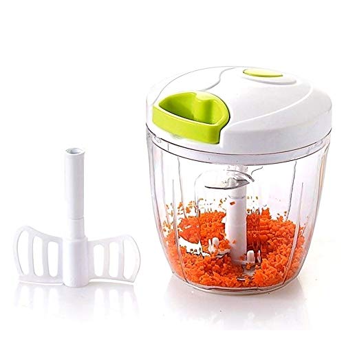 Mini Chopper E Frusta Thulos Th-Ka002 Con Doppia Lama