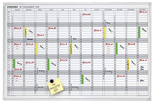 Franken Ds703A - Strisce Adesive Per Note E Memo, Per Calendario Franken Jk703Gb