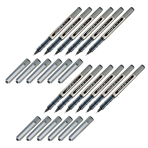 Faber-Castell Uni-Ball 205058 - Rollerball Uni-Ball Eye Ub-157, Fine, 0,4 Mm, Nero, 12 Pezzi