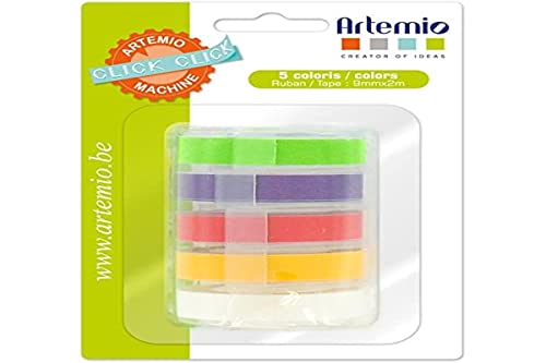 Artemio - Set Da 5 Nastri Per Etichettatrice