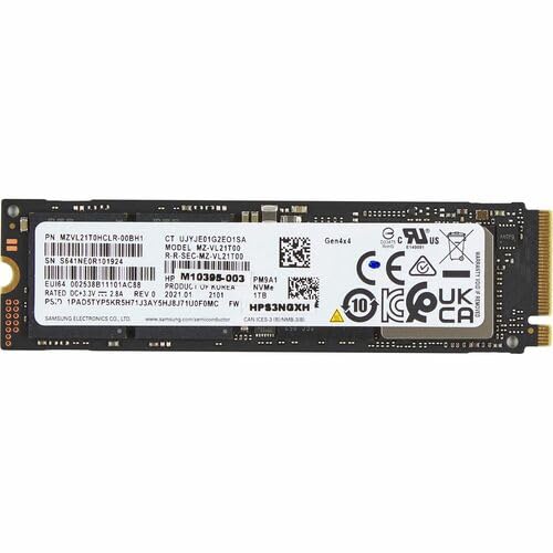 Hp Unità A Stato Solido Da 1 Tb - M.2 2280 Interna - Pci Express Nvme (Pci Express Nvme 4.0 X4) - Notebook, Dispositivo Mobile Workstation Supportato