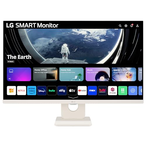 Lg 27Sr50F-W Monitor Pc 68,6 Cm [27] 1920 X 1080 Pixel Full Hd Bianco (27In Smart Webos 23 Monitor Fhd - Ips Hdmi [1920 X 1080] 16:09)