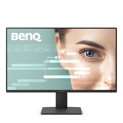 Benq Monitor Gw2491 23,8" 1080P Fhd 100Hz Ips Eye-Care, Hdmi, Porta Per Display, 1080X1920, Cornice Ultra Sottile, Certificato Tuv, Senza Sfarfallio,