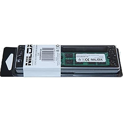 Nilox Memoria Ram Ddr2 So-Dimm Da 2Gb, 800Mhz, Cl6, Verde