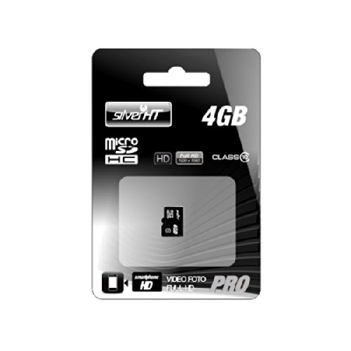 Silver Hi-Tech 15228 Micro Sdhc 4 Gb Pro Class 10