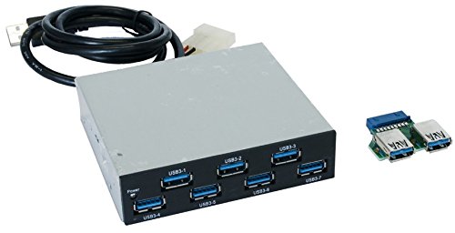 Exsys Ex 1167 Interna 7 Porte Usb 3.0 Hub, Da Incasso, Frontale