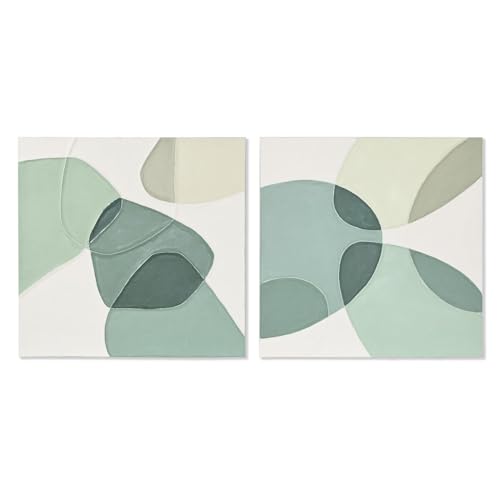 Home Esprit Quadro Astratto Urbano 100X3,7X100 Cm (2 Pezzi)