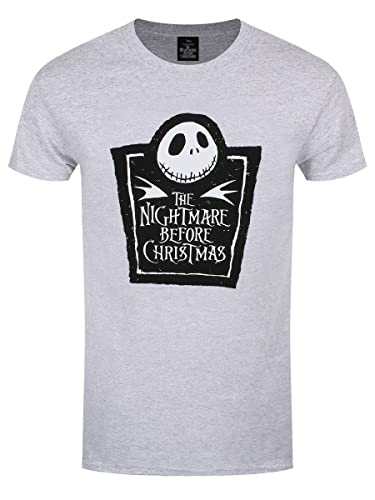 The Nightmare Before Christmas Nbx - Logo - Maglietta Da Uomo - (L)