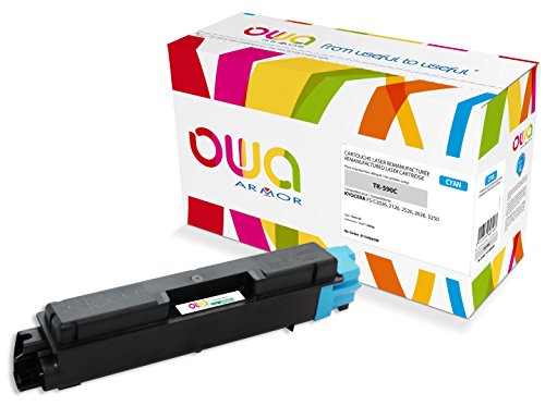 Armor Tk-590C Toner Laser Rigenerato Compatibile Con Stampante Kyocera Ecosys Ciano
