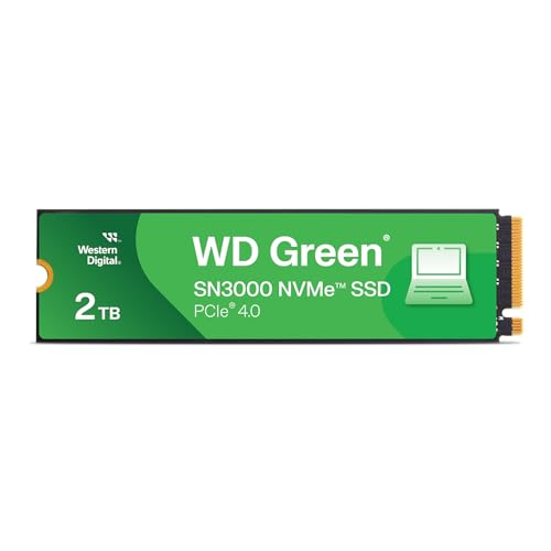 M.2 2Tb Wd Green Sn3000 Nvme Pcie 4.0 X 4