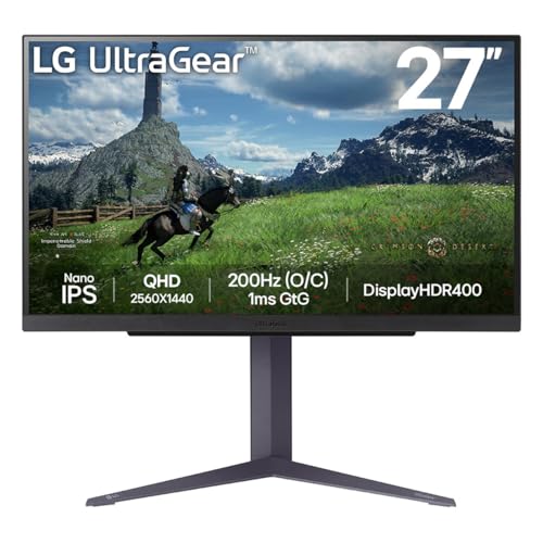 Lg 27Gs85Q-B Monitor Pc 68,6 Cm [27] 2560 X 1440 Pixel Quad Hd Nero, Grigio, Viola (Hdmi X2 Displayport Headphone Usb Type-A Upstream X1 Usb Type-A Do