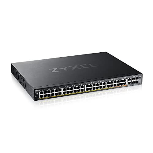 Zyxel Switch Poe+ Access Gbe L3 A 48 Porte Con 6 Uplink 10G (600 W) (Xgs2220-54Hp)