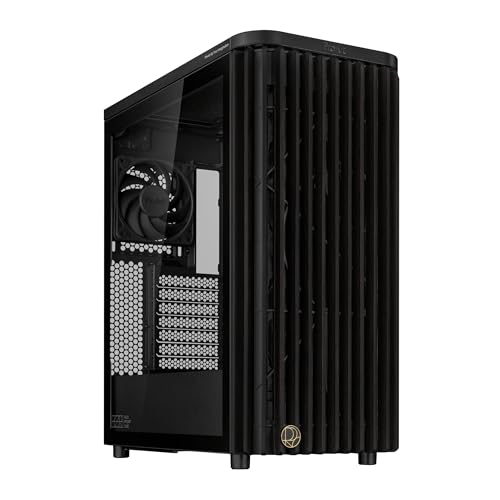 Asus Proart Pa401 Wood Tg, Case Gaming Atx In Vetro Temperato E Pannello Frontale In Legno, Ventola Posteriore Da 120 Mm E 2 Ventole Frontali Con Pwm