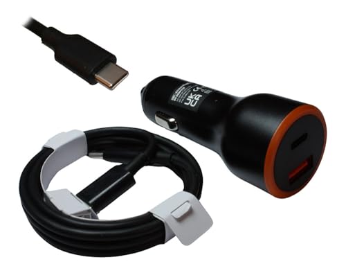 Power4Laptops Adattatore Cc Auto Caricabatteria Per Portatile Compatibile Con Asus Chromebook C302Ca-M3-6Y30